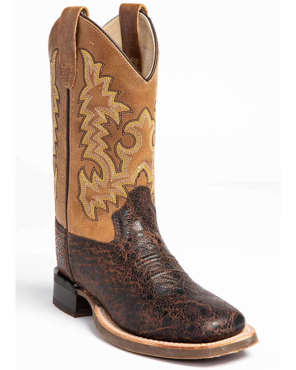 youth square toe boots