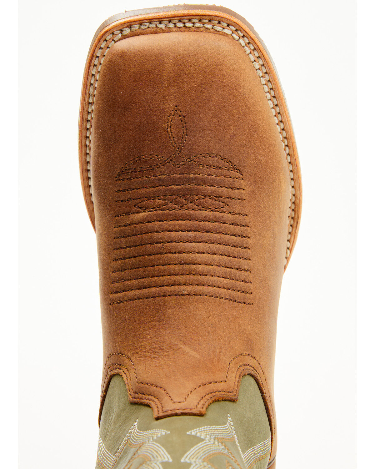 Image #6 - Dan Post Men's Leighton Performance Western Boots - Broad Square Toe, Brown, hi-res