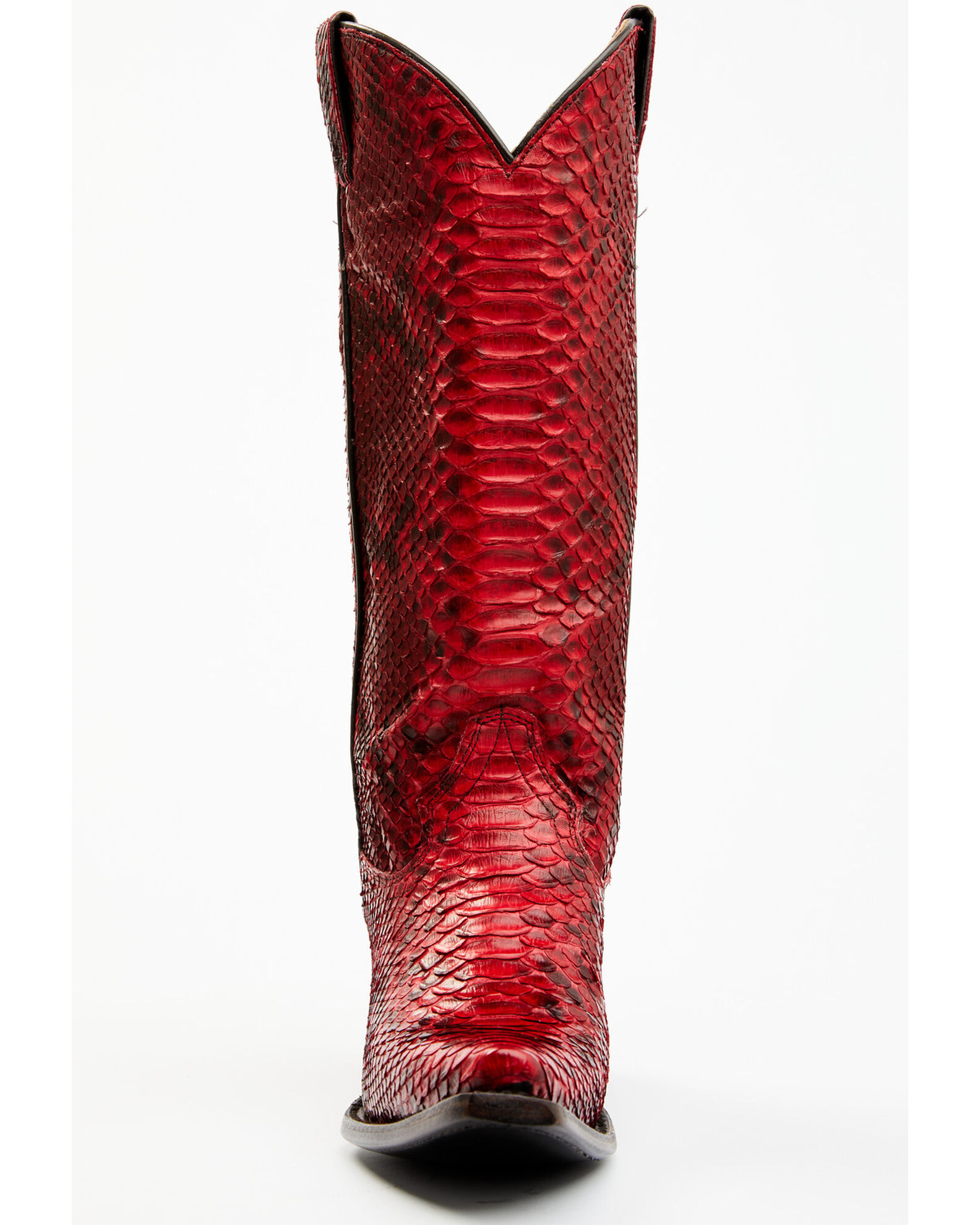 Idyllwind Women's Slay Exotic Python Western Boots - Snip Toe, Red