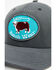Image #2 - Lazy J Ranch Men's Circle Logo Patch Mesh-Back Ball Cap, Grey, hi-res