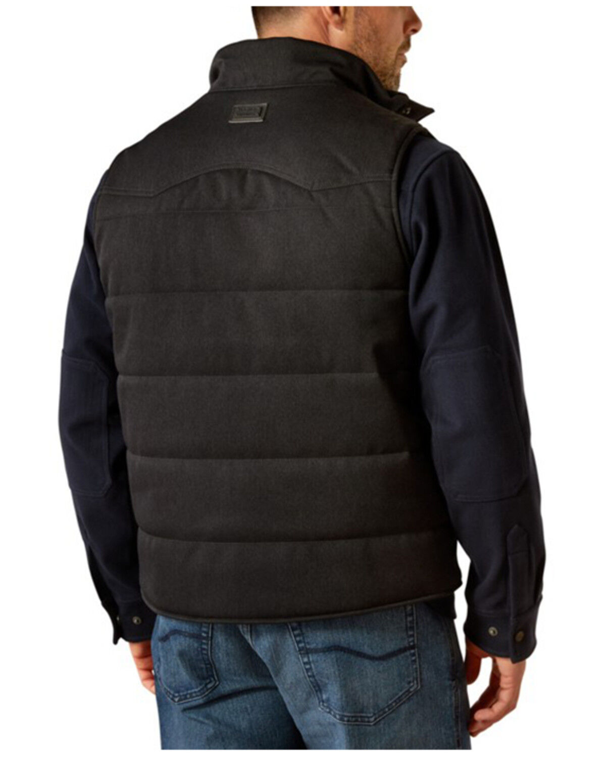 Image #2 - Ariat Men's Relentless Insulated Vest, Charcoal, hi-res