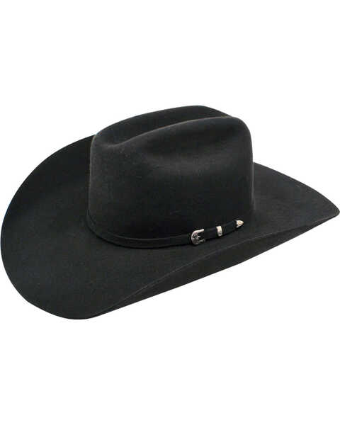 Image #1 - Ariat 3X Felt Cowboy Hat, Black, hi-res