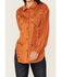 Image #3 - Shyanne Women's Faux Suede Laser Cutout Shacket, Caramel, hi-res