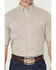 Image #3 - George Strait by Wrangler Men's Floral Geo Print Short Sleeve Button-Down Stretch Western Shirt, Brown, hi-res