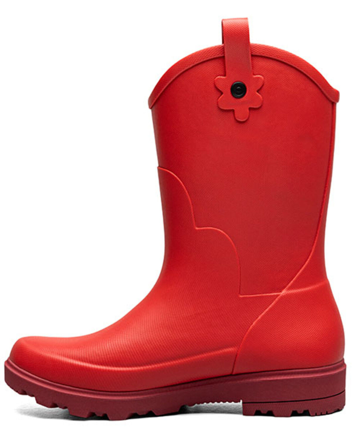 Image #3 - Bogs Girls' Lil' Jolene Rain Boots, Red, hi-res