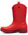 Image #3 - Bogs Girls' Lil' Jolene Rain Boots, Red, hi-res