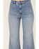 Image #2 - Rolla's Women's Boot Barn Exclusive Brad Medium Wash High Rise Sailor Wide Leg Stretch Denim Jeans, Medium Wash, hi-res