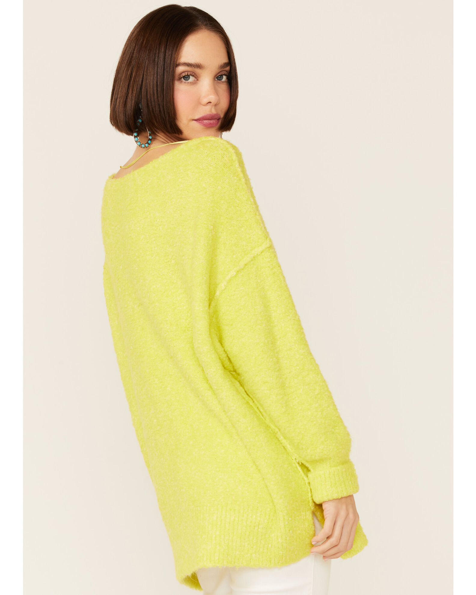 Free people mustard sweater hotsell