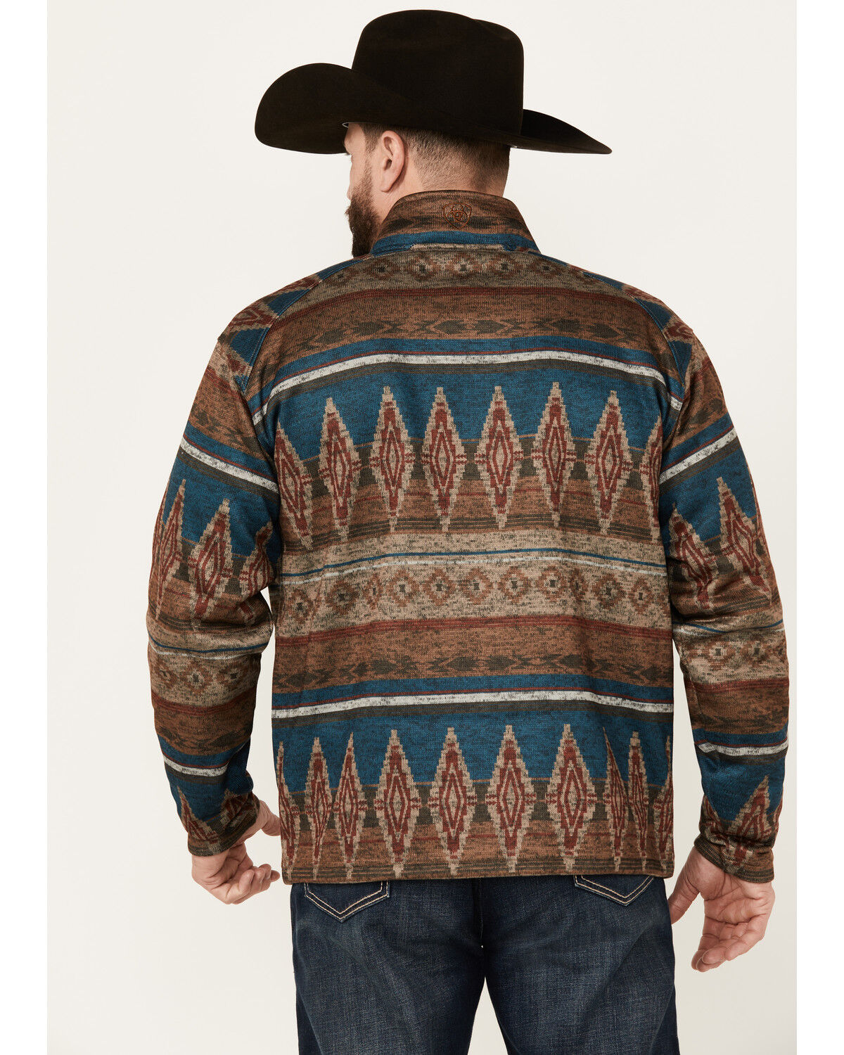 Image #4 - Ariat Men's Caldwell Southwestern Print Full Zip Jacket, , hi-res