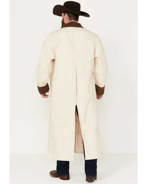 Image #4 - RangeWear by Scully Men's Long Canvas Duster, Natural, hi-res