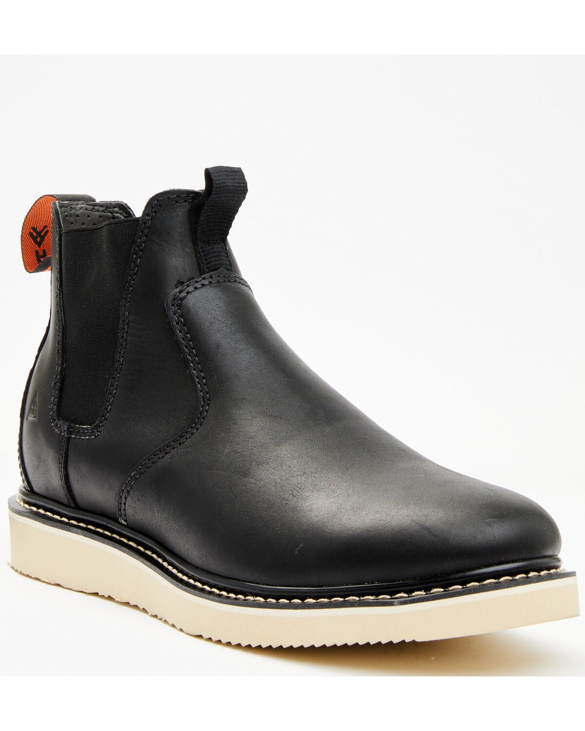 Hawx Men's Wedge Chelsea Puncture Resistant Work Boots - Soft Toe, Black, hi-res