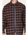 Image #3 - Hawx Men's Checker Long Sleeve Button-Down Flannel Shirt, Burgundy, hi-res