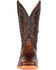 Image #4 - Durango Men's Brown Exotic Full-Quill Ostrich Western Boots - Square Toe, Dark Brown, hi-res