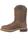 Image #2 - Carolina Men's Anchor Waterproof Western Work Boots - Soft Toe, Brown, hi-res
