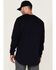Image #4 - Hawx Men's FR Flag Logo Graphic Long Sleeve Work T-Shirt, Navy, hi-res
