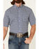 Roper Men's American Blues Medallion Print Short Sleeve Button Down Western Shirt , Navy, hi-res