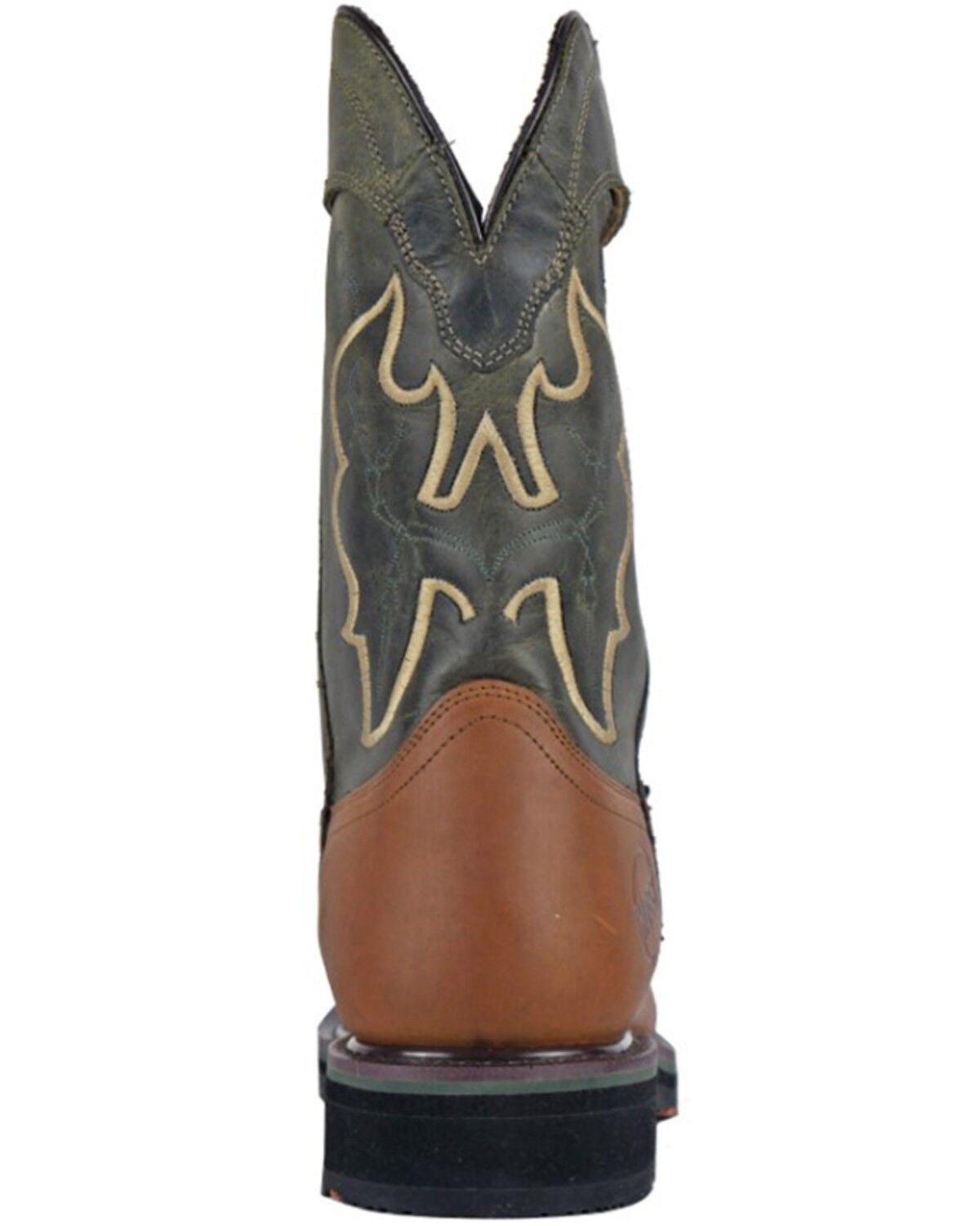 Image #5 - Hoss Men's Showdown 11" Wellington Western Work Boots - Composite Toe, Olive, hi-res