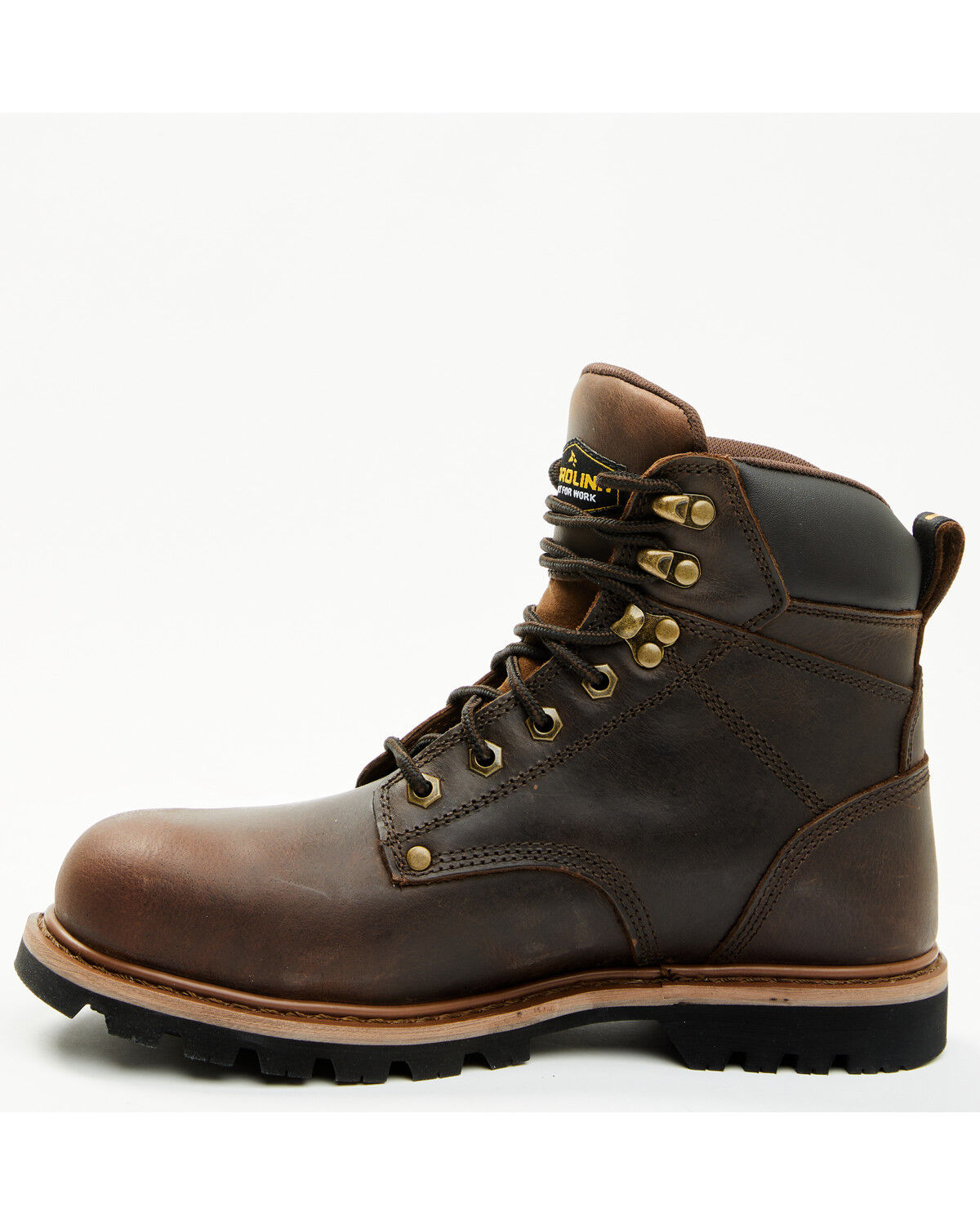 Image #3 - Carolina Men's Boot Barn Exclusive 6" Waterproof Work Boots - Steel Toe, Brown, hi-res
