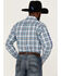 Image #4 - Ariat Men's Logo Patten Plaid Long Sleeve Button Down Western Shirt , Blue, hi-res