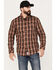 Image #1 - Resistol Men's Hayden Plaid Print Long Sleeve Button Down Western Shirt, Multi, hi-res
