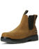 Ariat Men's Turbo Chelsea Waterproof Work Boots - Carbon Toe, Brown, hi-res