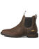 Image #2 - Ariat Men's Groundbreaker Chelsea H20 Work Boot - Broad Square Toe , Brown, hi-res