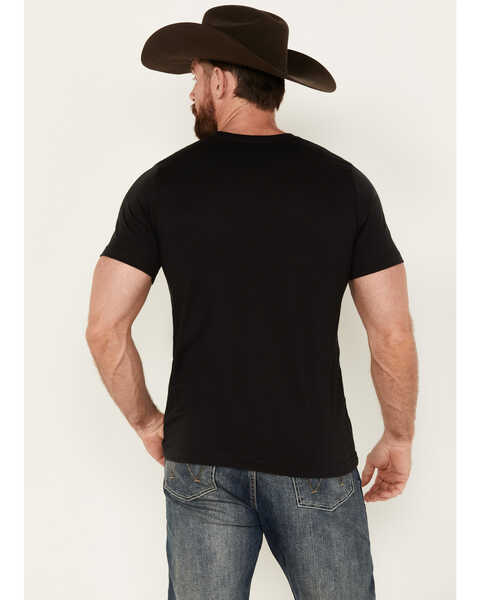 Image #4 - Pendleton Men's Boot Barn Exclusive Bucking Horse Western Short Sleeve T-Shirt, Black, hi-res