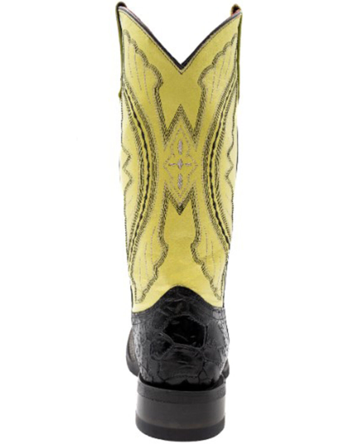 Image #5 - Ferrini Women's Kai Western Boots - Broad Square Toe, Black, hi-res
