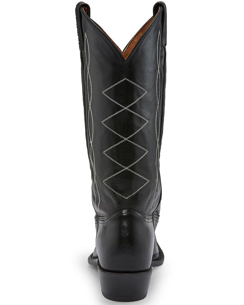 Tony Lama Women's Black Emilia Western Boots - Pointed Toe, Black, hi-res