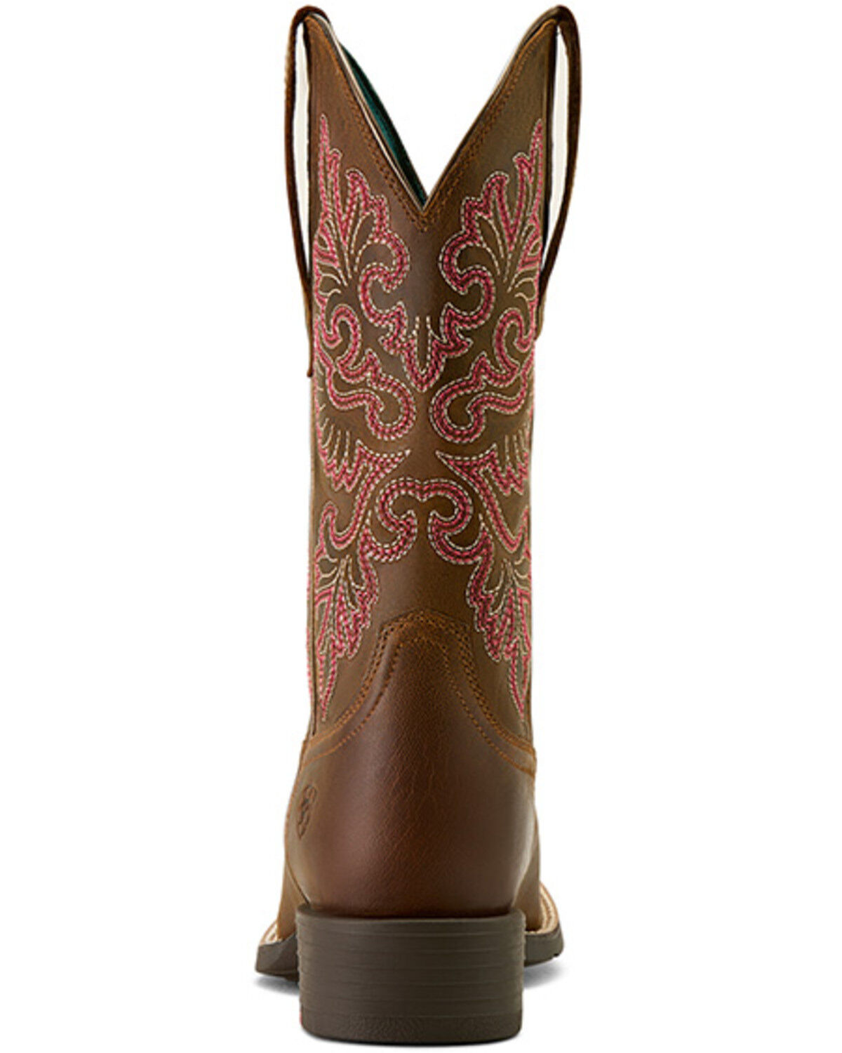 Image #3 - Ariat Women's Round Up StretchFit Western Boots - Broad Square Toe, Brown, hi-res