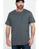 Image #1 - Hawx Men's Pocket Henley Short Sleeve Work T-Shirt, Charcoal, hi-res