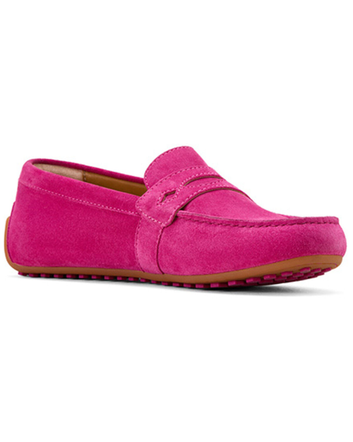 Image #1 - Ariat Women's Selene Casual Driving Shoes - Moc Toe, Pink, hi-res
