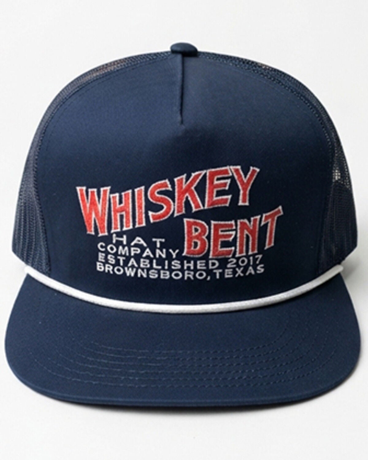 Image #1 - Whiskey Bent Men's Durango Ball Cap, Navy, hi-res