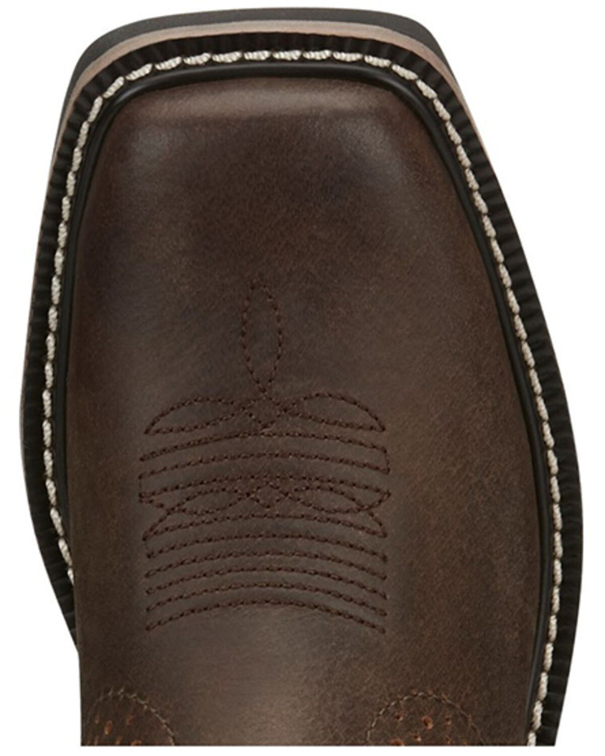 Image #3 - Justin Boots Boys' Dark Brown Western Boots - Square Toe, , hi-res