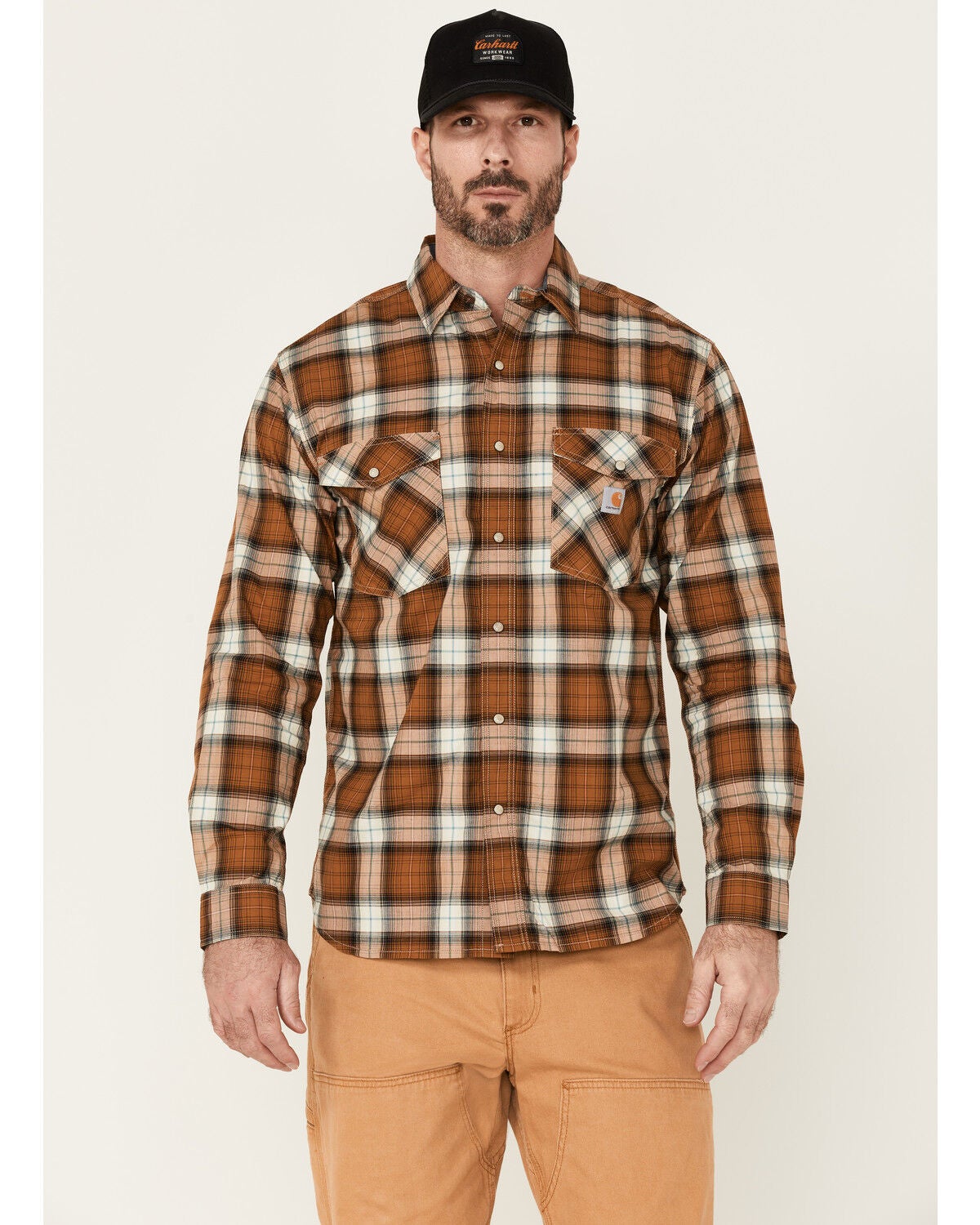 Carhartt Men's Plaid Rugged Flex 