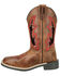 Image #3 - Smoky Mountain Girls' Nevada Western Boots - Broad Square Toe, Brown, hi-res