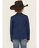 Image #4 - Rock & Roll Denim Boys' Plaid Print Blazer, Blue, hi-res