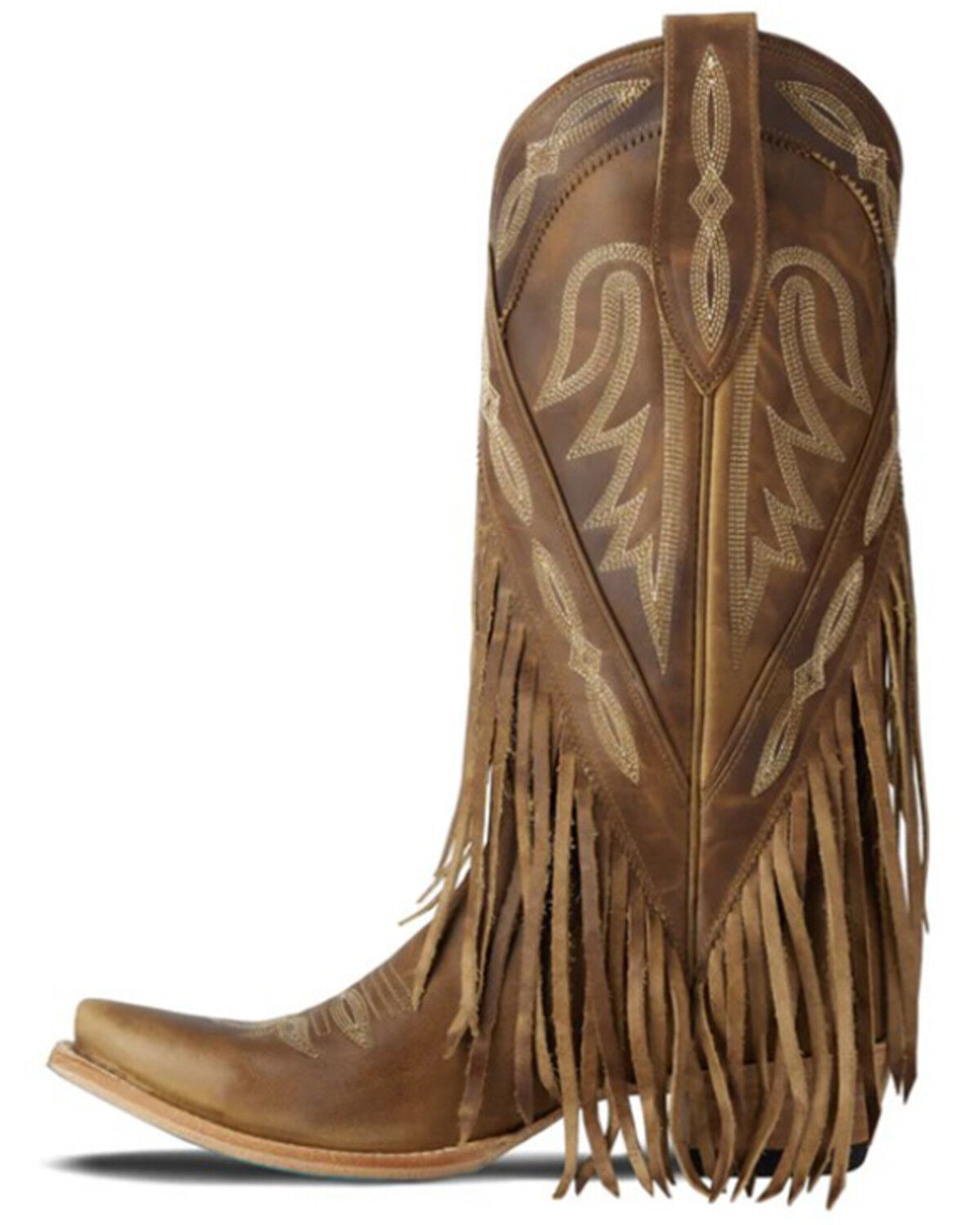 Image #3 - Lane Women's Senita Falls Western Boots - Snip Toe, Brown, hi-res