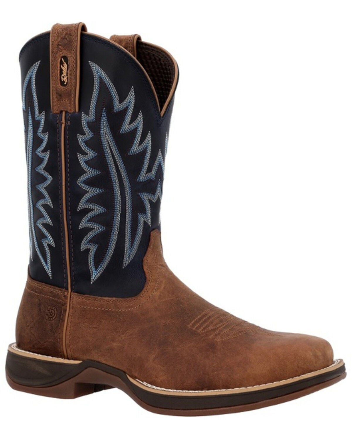 Image #1 - Durango Men&rsquo;s Rebel Ultra-Lite Performance Western Boots - Broad Square Toe, Blue, hi-res