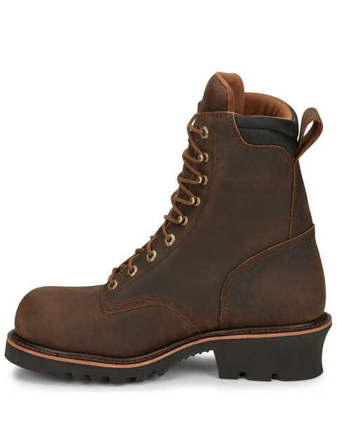 Image #3 - Chippewa Men's Valdor Work Boots - Composite Toe, Brown, hi-res