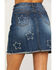 Stetson Women's Star Denim Skirt, Blue, hi-res