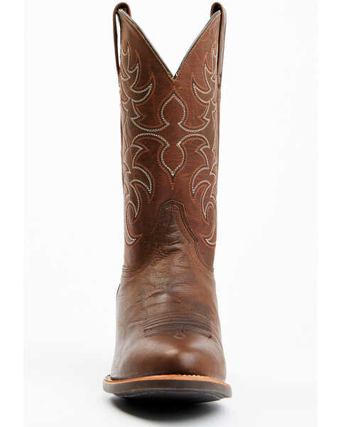 Image #4 - Brothers and Sons Men's British Tan Xero Gravity Performance Leather Western Boots - Round Toe , Tan, hi-res