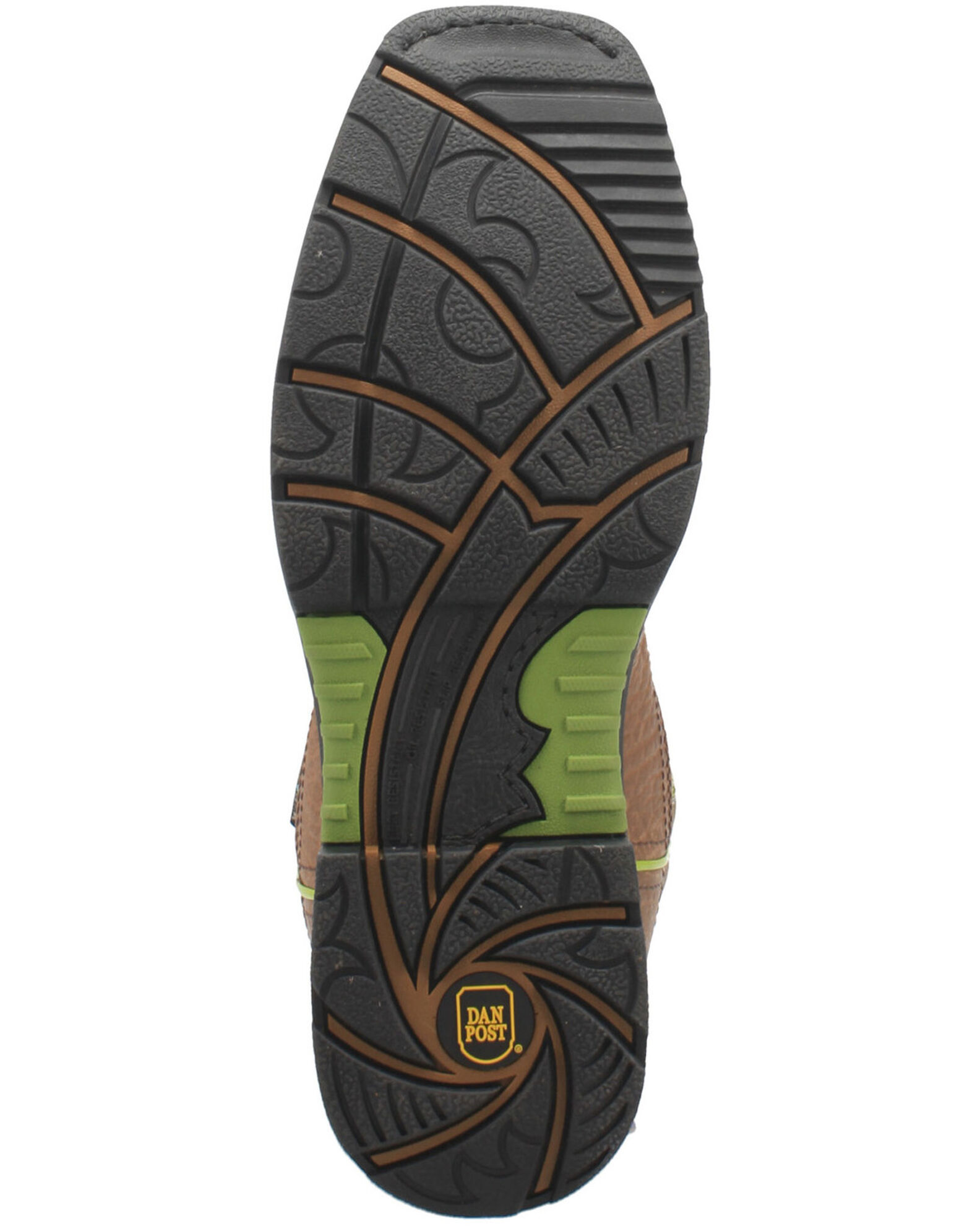 Image #7 - Dan Post Men's Storms Eye Waterproof EH Western Work Boots - Composite Toe, Brown, hi-res