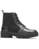 Image #2 - Harley Davidson Women's Valene Canvas 5" Lace-Up Moto Boots - Round Toe, Black, hi-res