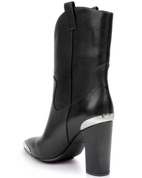 Image #4 - DanielXDiamond Women's Stagecoach Western Boots - Pointed Toe, Black, hi-res