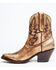 Image #3 - Idyllwind Women's Wheels Western Booties - Round Toe, Gold, hi-res
