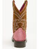Image #5 - Shyanne Girls' Avery Glitter Western Boots - Broad Square Toe, Pink, hi-res