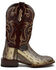 Image #2 - Dan Post Women's Karung Exotic Western Boots - Broad Square Toe, Brown, hi-res