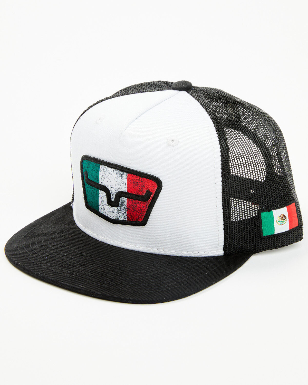 Image #1 - Kimes Ranch Men's Mexico Ball Cap, Black/white, hi-res