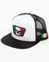 Image #1 - Kimes Ranch Men's Mexico Ball Cap, Black/white, hi-res